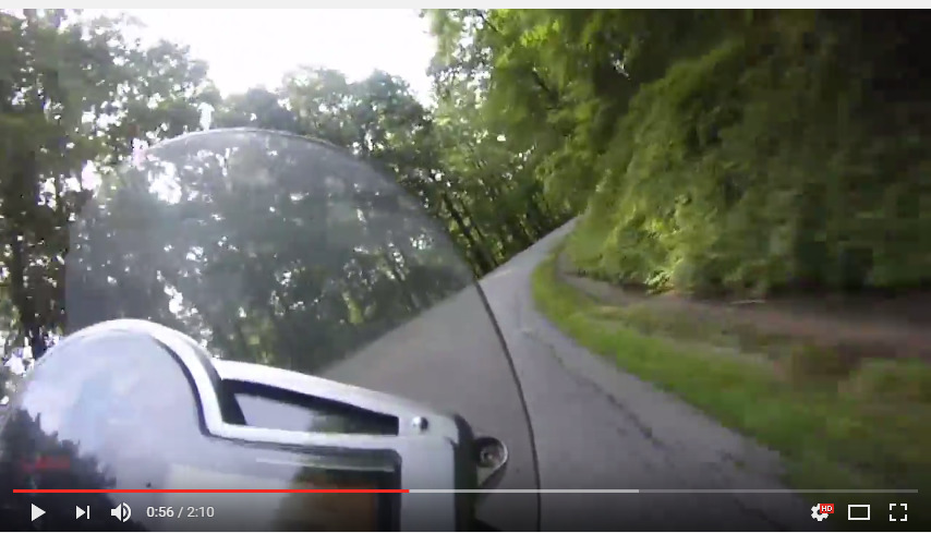 The Guzzi on the Blue Ridge Parkway #motoguzzi #video