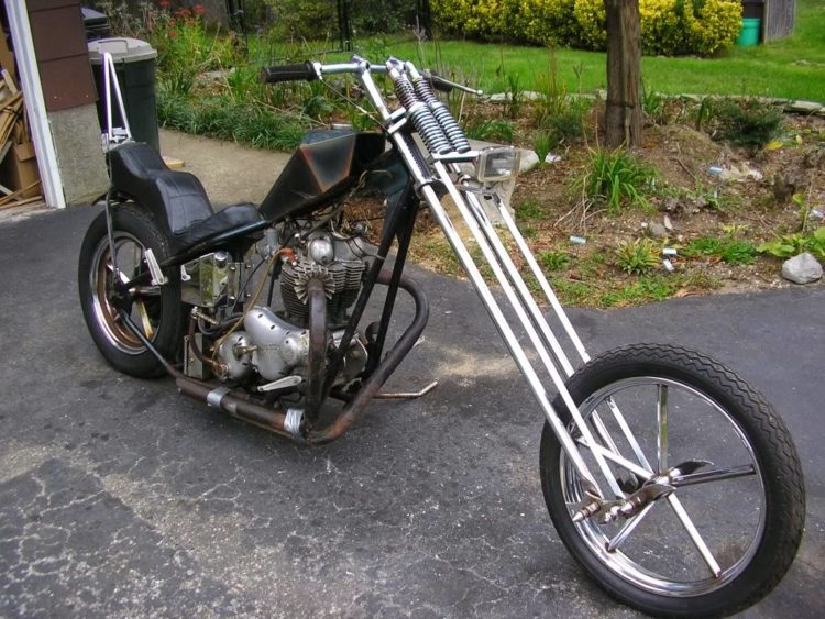 Norton Commando chopper