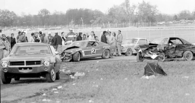 Early Trans Am wreck 1969 Mustang