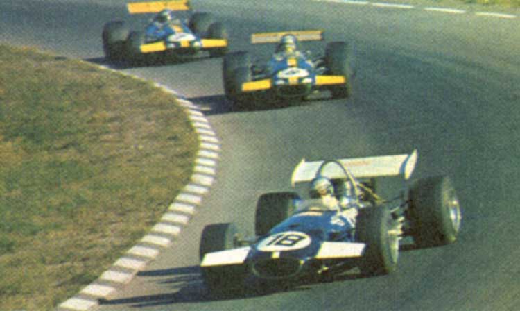1969 Watkins Glen (Piers Courage, Jack Brabham, Jacky Ickx, Brabham BT26A)