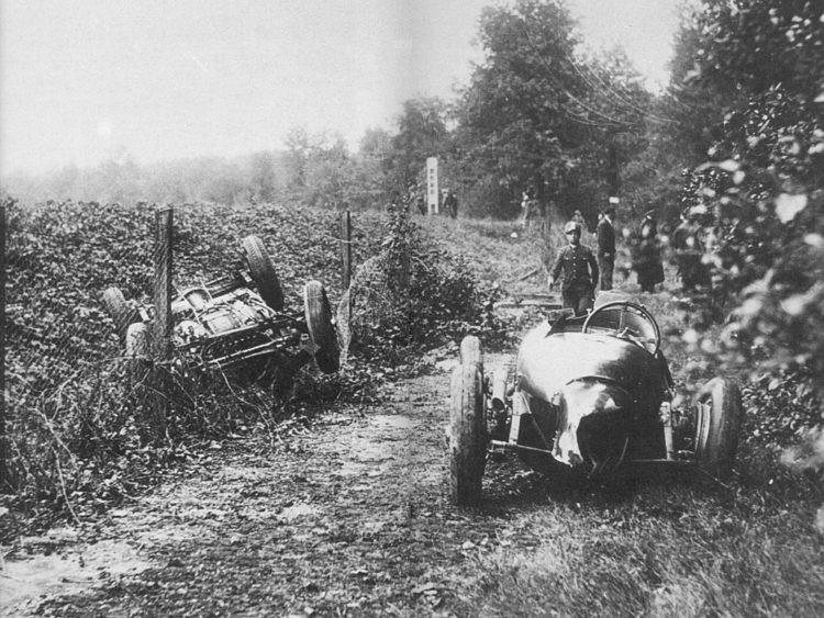 1933 monza gp, heat 2 - giuseppe campari (alfa-romeo b) dnf 0 laps fatal acc, baconin borzacchini (maserati 8cm) dnf 0 laps