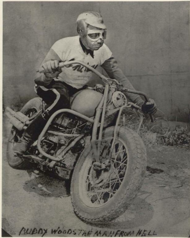 Buddy Woods the man from hell” #indian #Motorcycle”