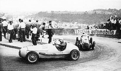1949 circuit des ramparts - angoul me #simca-gordini