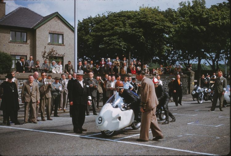 Jack Brett on a Norton