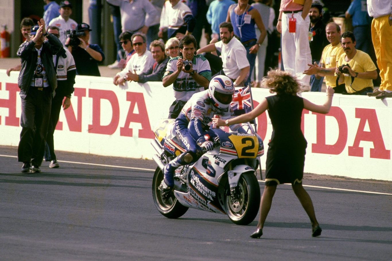 wayne gardner Rothmans #Honda Team