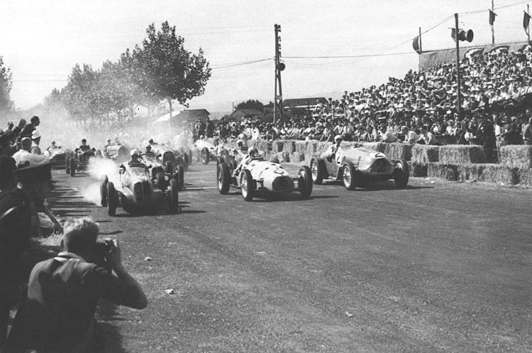 1947 gp de l acf - lyon #maserati 