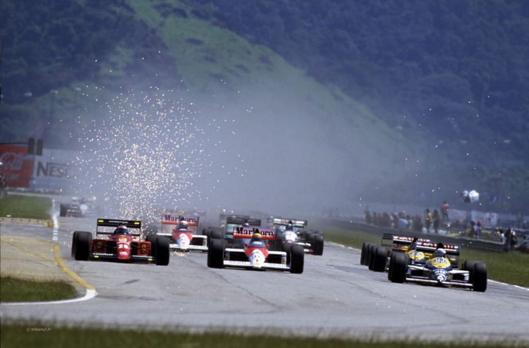  The Start Of The Brazilian Grand Prix In 1989 #F1