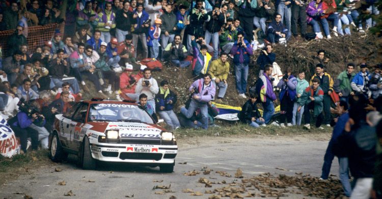  Carlos Sainz And Luis Moya Drifting A Toyota #Rally