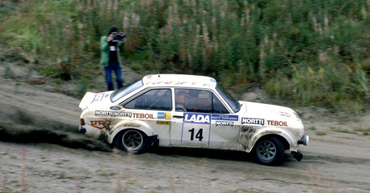  Kyosti Hamalainen And Martti Tiukkanen In Their #Rally