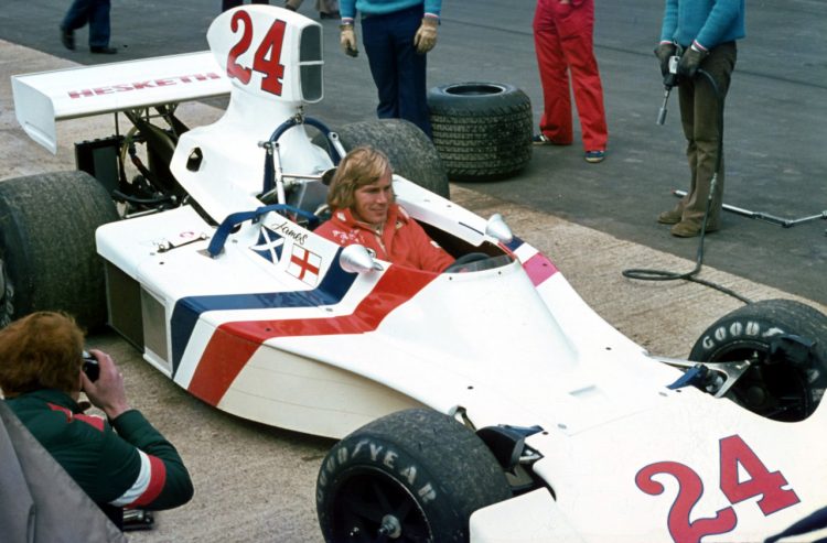  James Hunt In His Hesketh 308B At Silverstone #F1