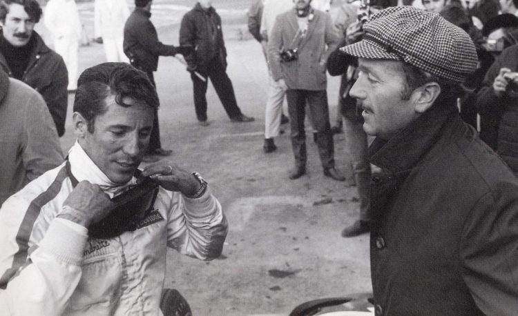  Mario Andretti And Colin Chapman Chatting At #F1