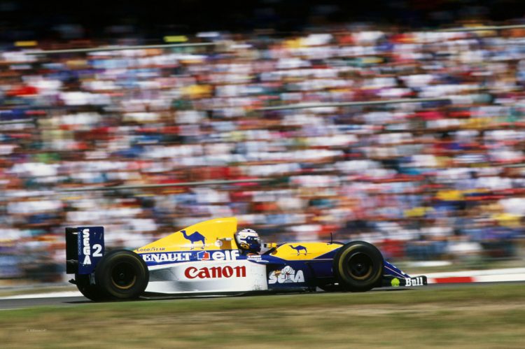  Alain Prost In The Williams Renault Fw15C During #F1
