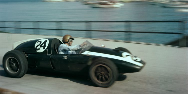  Sir Jack Brabham In The Cooper T51 Taking A #F1