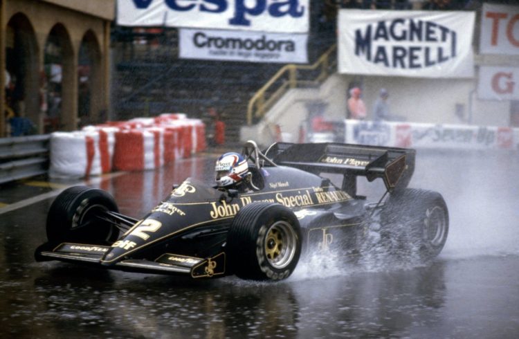  Nigel Mansell In A Lotus 95T During The Monaco #F1