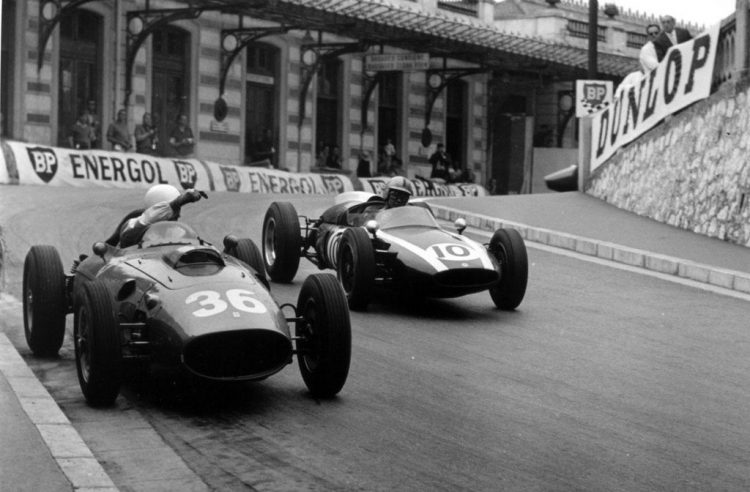  Phil Hill In The 36 Ferrari 246 Looking Back At #F1