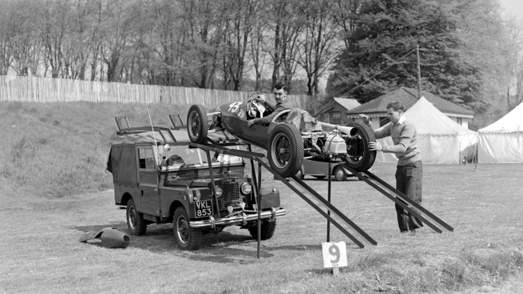  Tony Harris Helping Stuart Lewis Evans Drive Down 