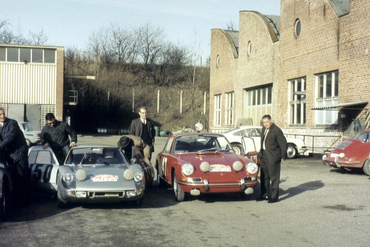  Herbert Linge And Peter Falks Porsche 911 Before #Rally