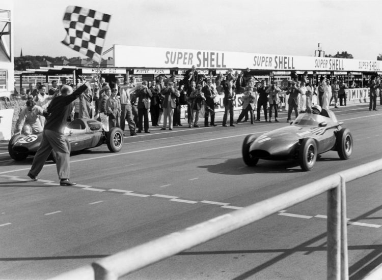  Winners Circle Stirling Moss Takes The Checkered #F1