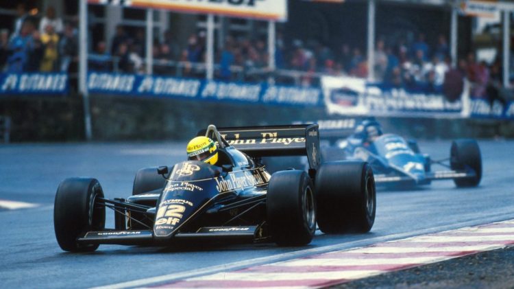  Winners Circle Ayrton Senna Wins His Second #F1