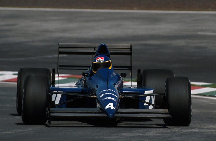  Michele Alboreto In A Tyrrell 018 In 1989 #F1