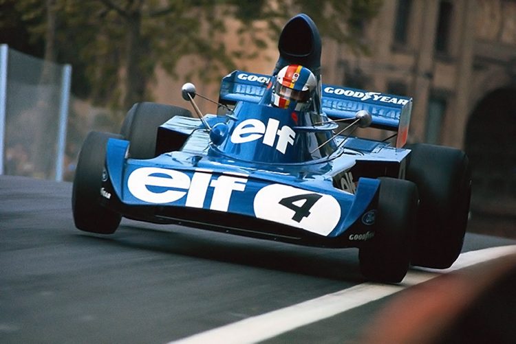  François Cevert In The Tyrrell 006 At The Spanish #F1
