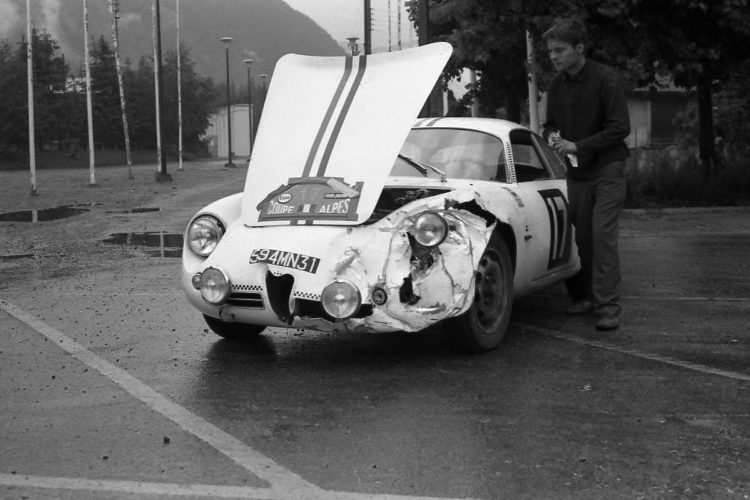  The Alfa Romeo Giulia Sz Of Martial Delalande And #Rally