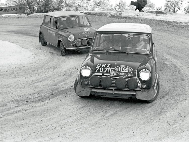  Two Bmc Mini Cooper Ss Climbing Up The Mountains #Rally