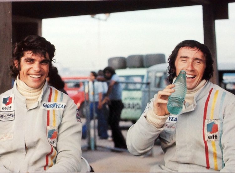  François Cevert And Jackie Stewart 1973 
