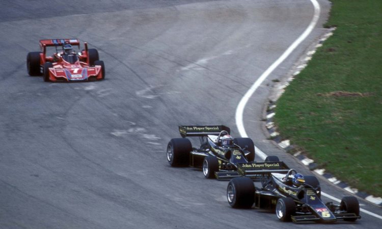 Ronnie Peterson And John Watson In Their Lotus #F1