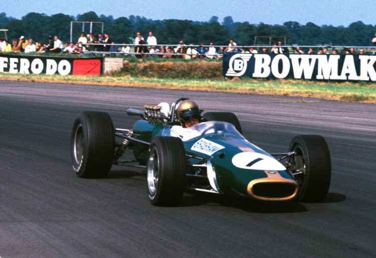  Jack Brabham In His Brabham Bt24 At The British #F1