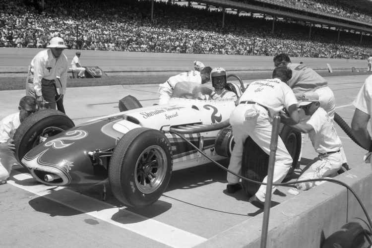  Aj Foyt In The Pits Of The Indianapolis 500 #INDY500