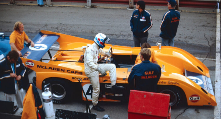  Peter Revson Get Into The Mclaren M20 During The 