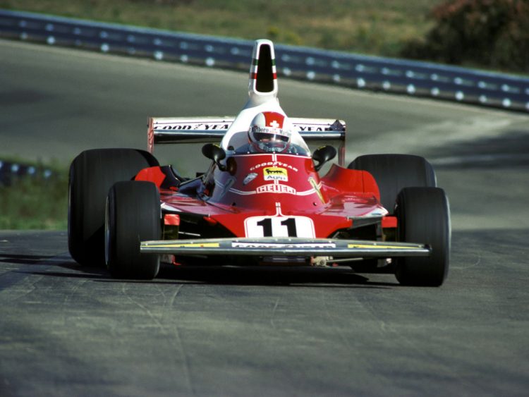  Clay Regazzoni In The Ferrari 312T 1975 #F1