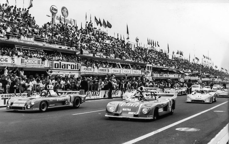  The Start Of The 24 Heures Du Mans In 1974 #LeMans