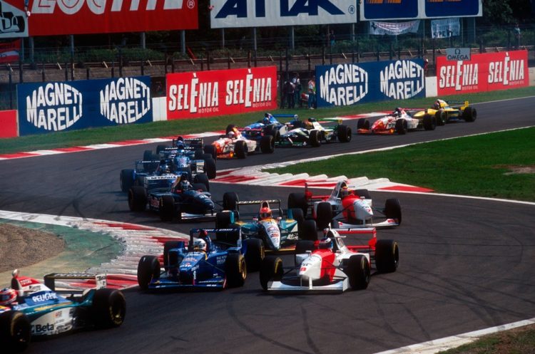  The Opening Lap Of The Italian Grand Prix At #F1