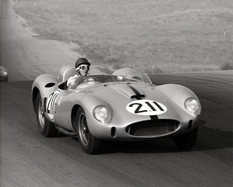  Richie Ginther In The Ferrari 412 S 412 Mi At 