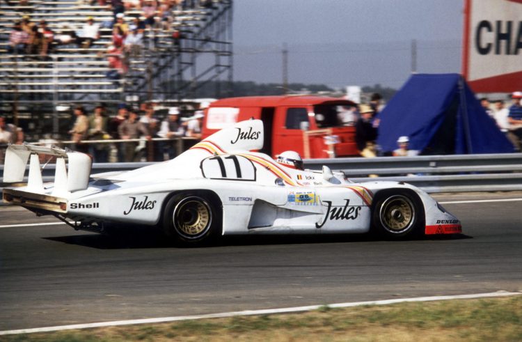  Derek Bell In The Porsche 93681 At Le Mans In #LeMans