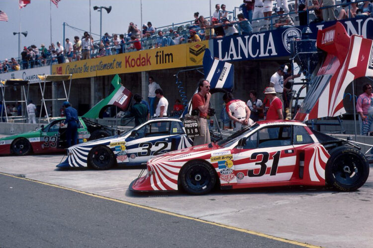  The 31 And 32 Lancia Beta Montecarlo Turbos Of 