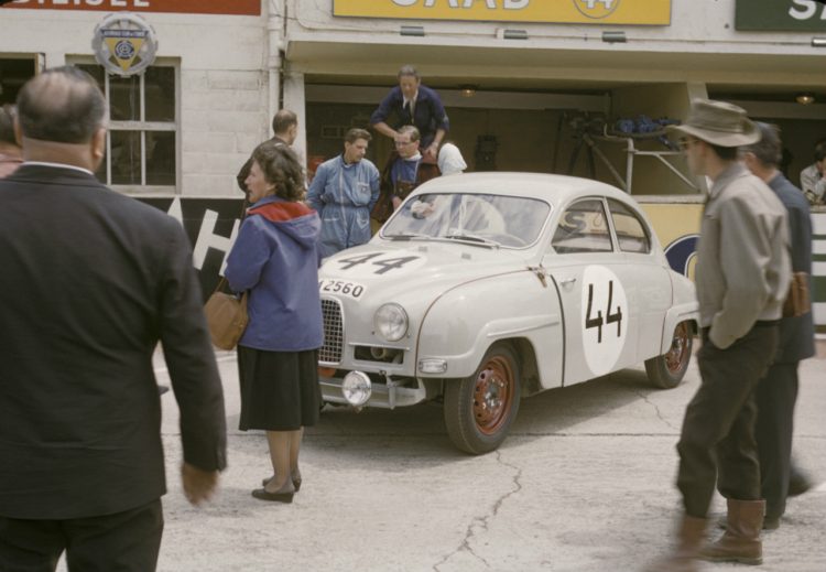  The Saab 93 Of Sid Hurrell And Roy North In The #LeMans