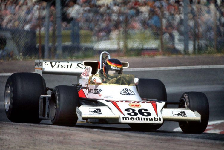 Emilio De Villota In The Mclaren M23 During The #F1