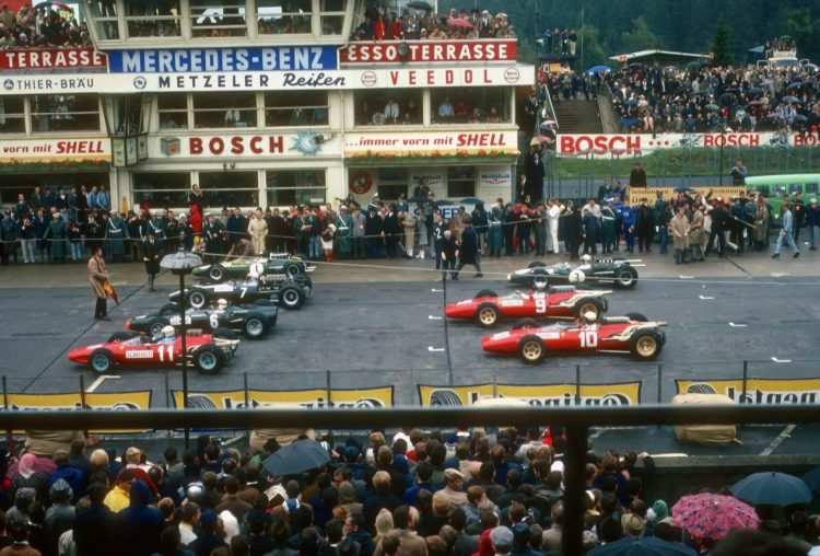  The Starting Grid Of The Großer Preis Von #F1