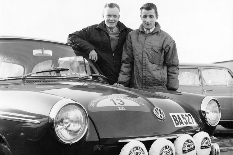  Björn Waldegård And Co Driver Lars Nyström Posing #Rally