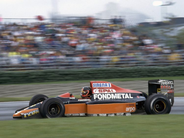  A Side Shot Of Olivier Grouillard And The Osella #F1