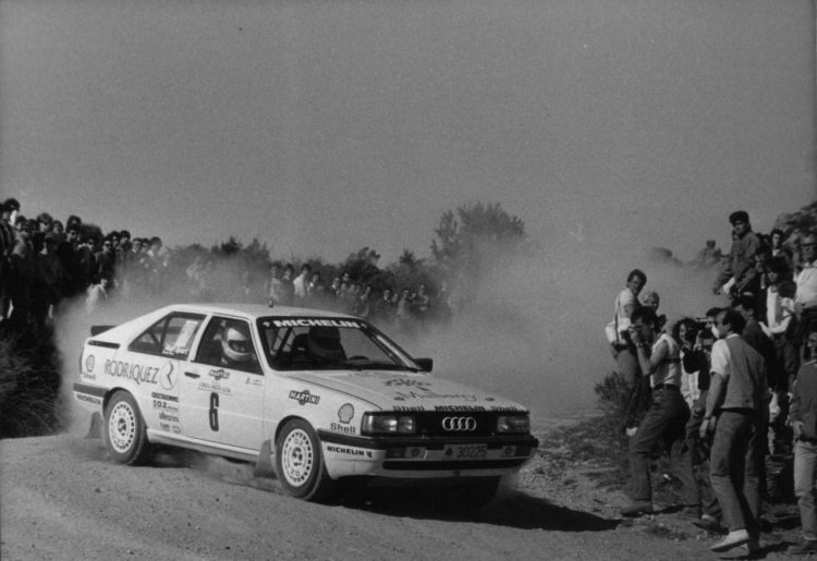  The Audi Coupé Quattro Of David Llewellin And Phil #Rally