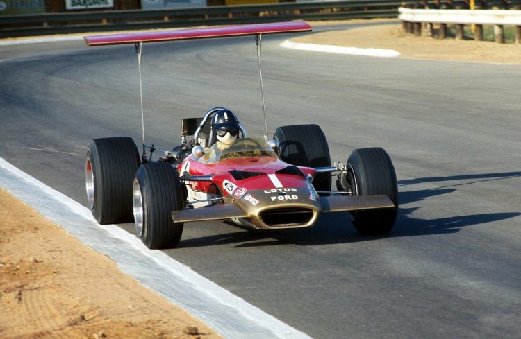  Graham Hill And The Mighty Lotus 49B At The South #F1