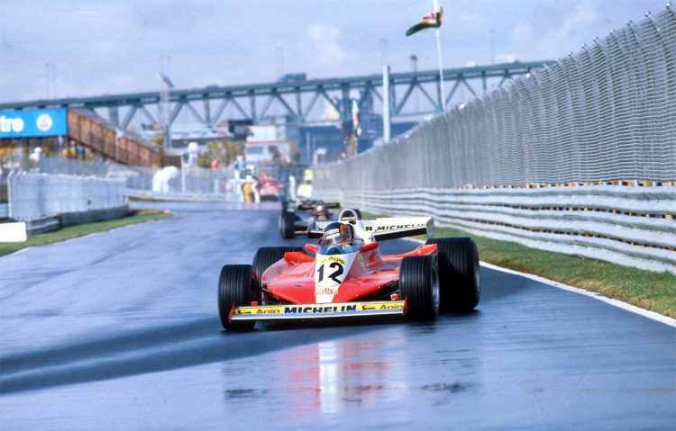 Winners Circle Gilles Villeneuve Drives His #F1