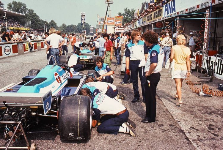  Equipe Talbot Gitanes In The Pits Of Monza 1981 #F1