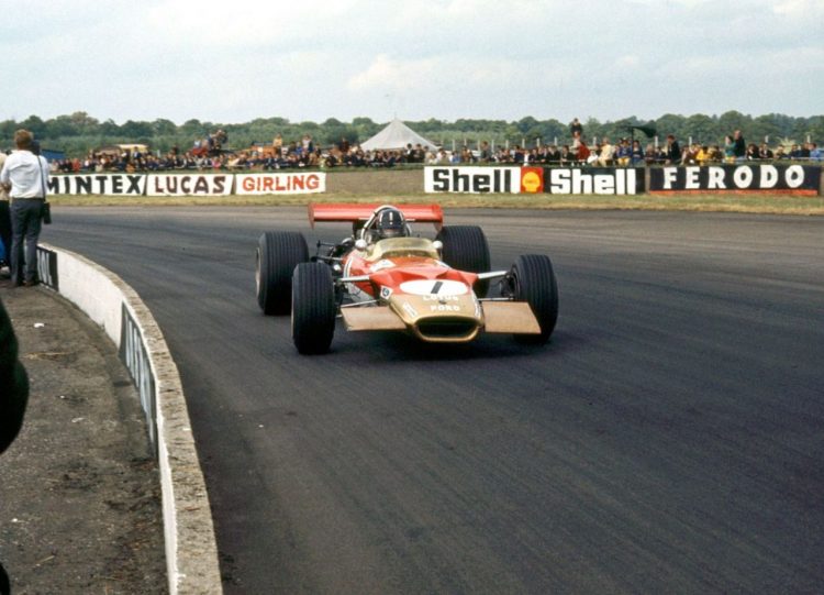  Graham Hill With The Lotus Ford 49 