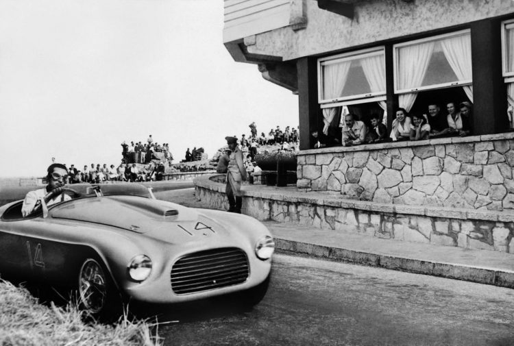  Carlos Menditéguy Races His Ferrari 166Mm Touring 