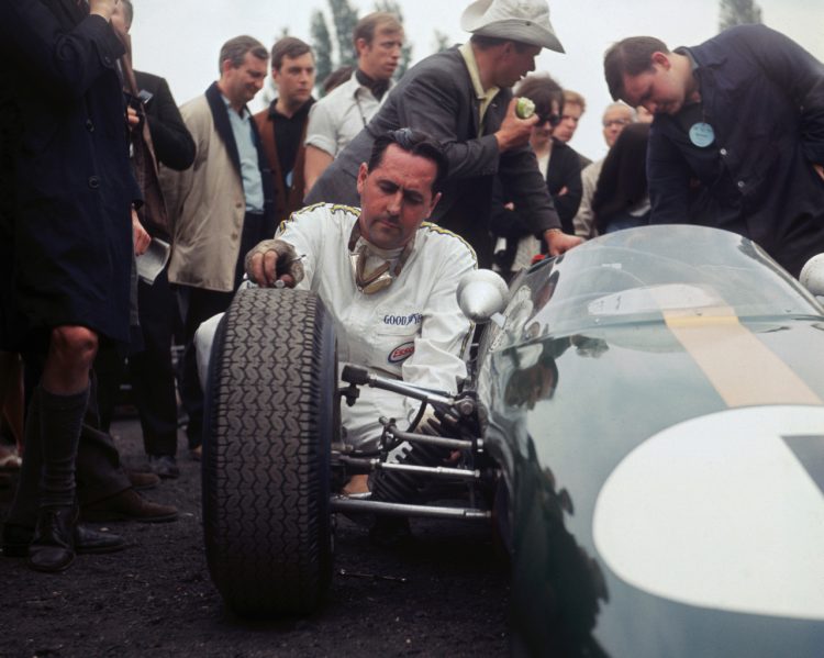  Jack Brabham With His Brabham Bt24 #F1